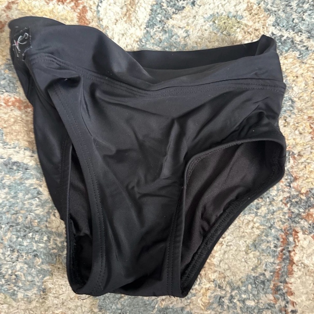 Kids Black Dance Briefs